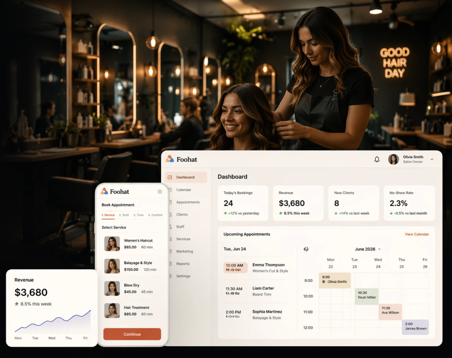Foohat - Salon Software screenshot 1 of 1