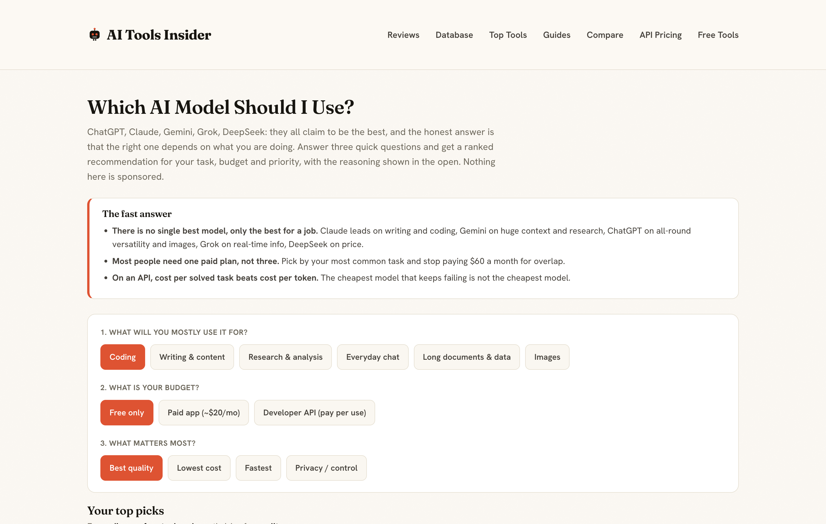 AI Tools Insider screenshot 1 of 1