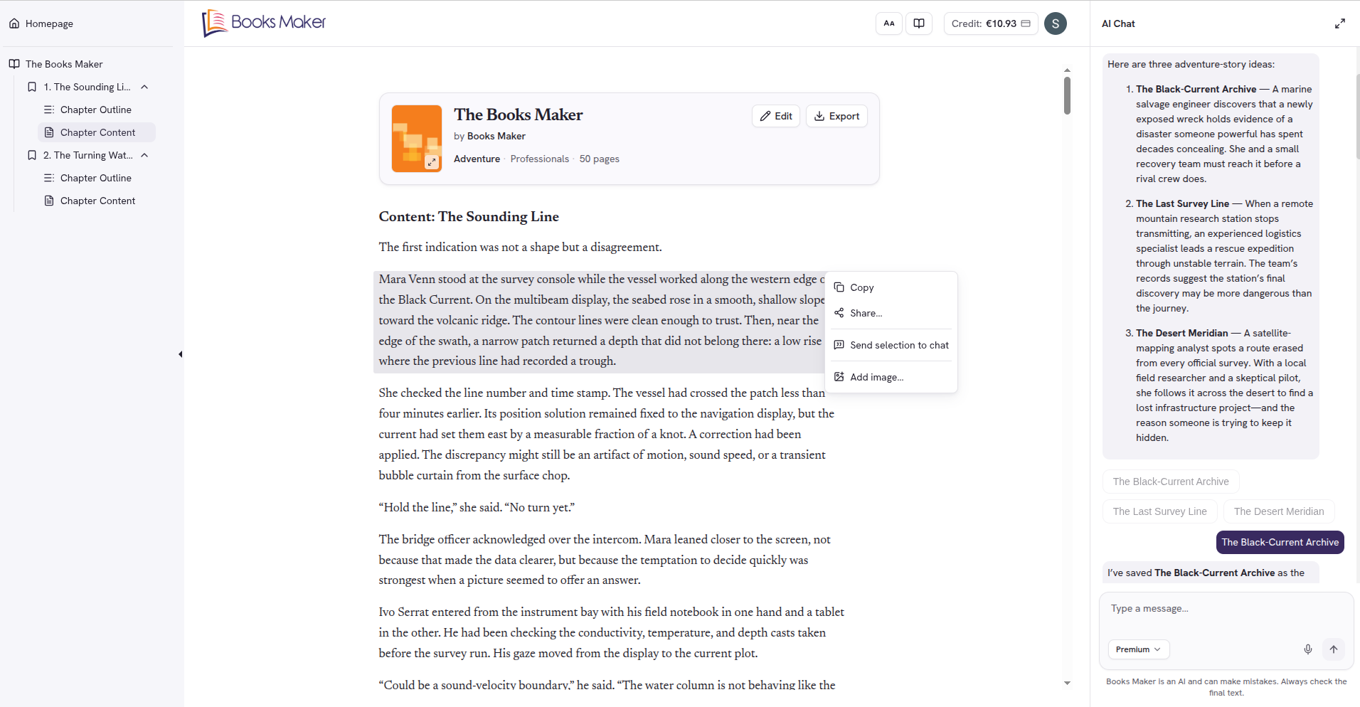 Books Maker AI screenshot 1 of 1