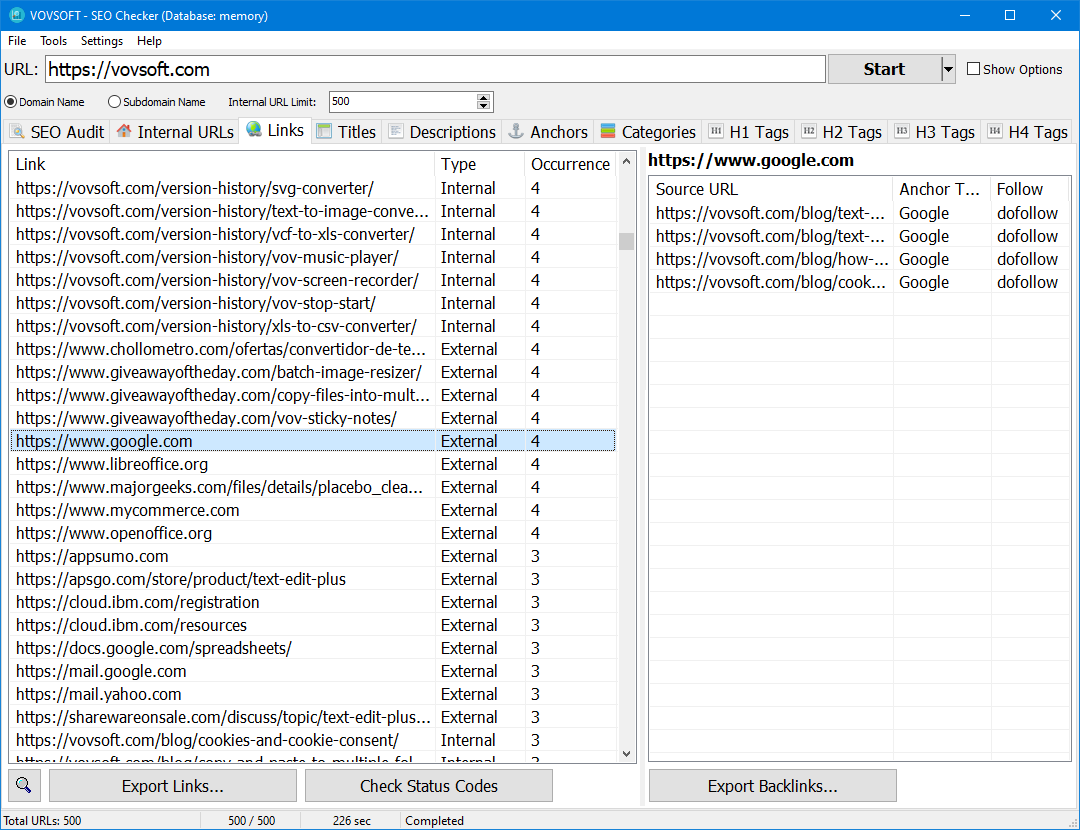 SEO Checker for Windows screenshot thumbnail 3