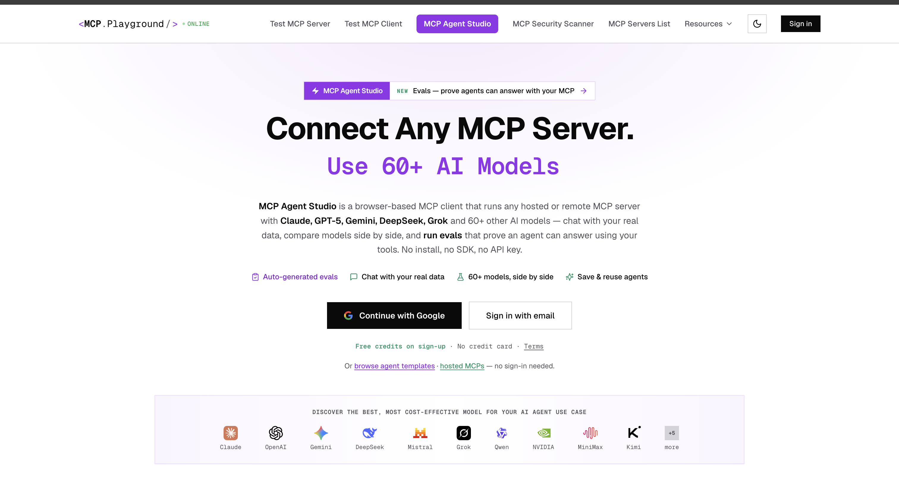 MCP Playground Online screenshot 1 of 1
