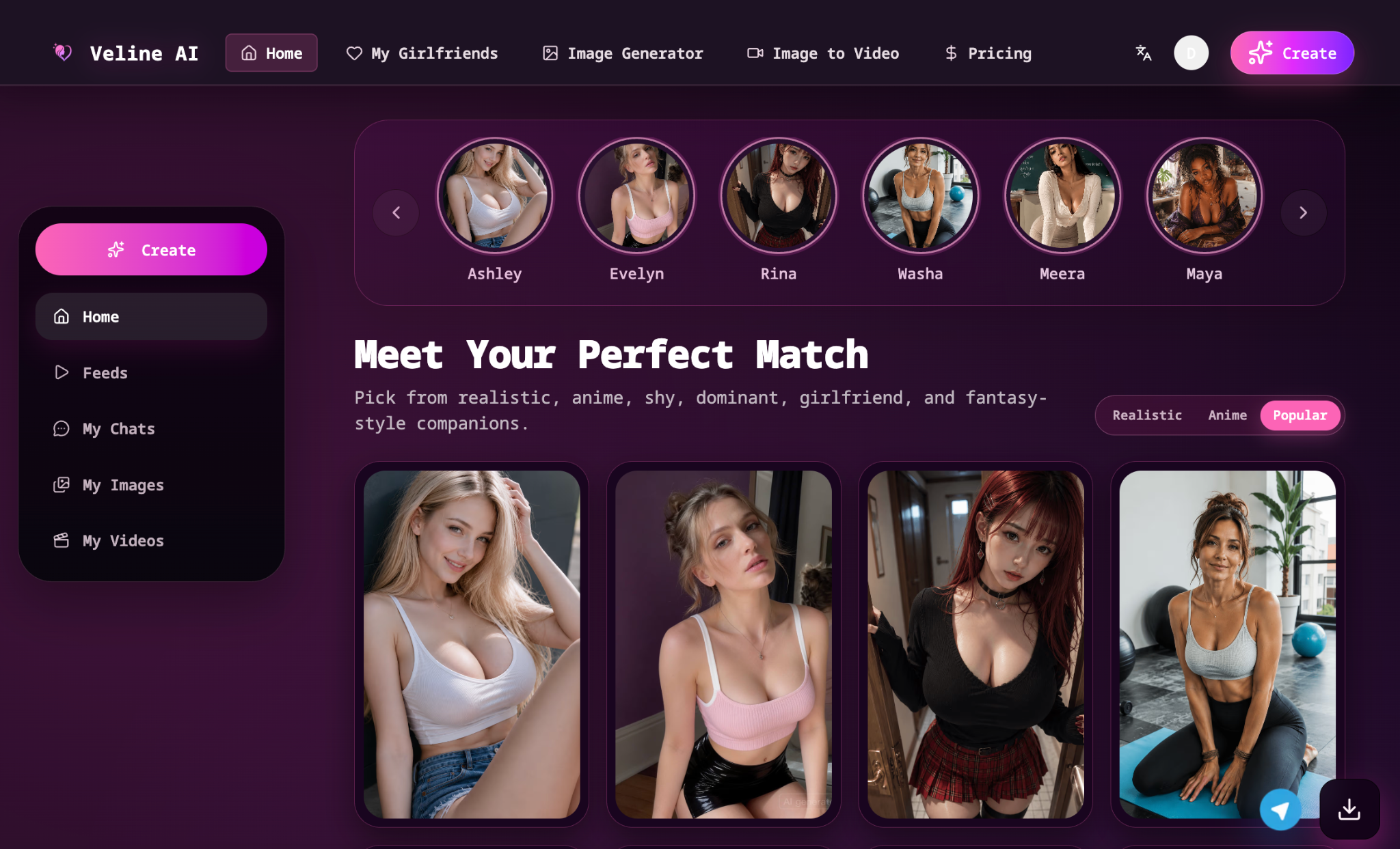 Veline AI screenshot 1 of 3
