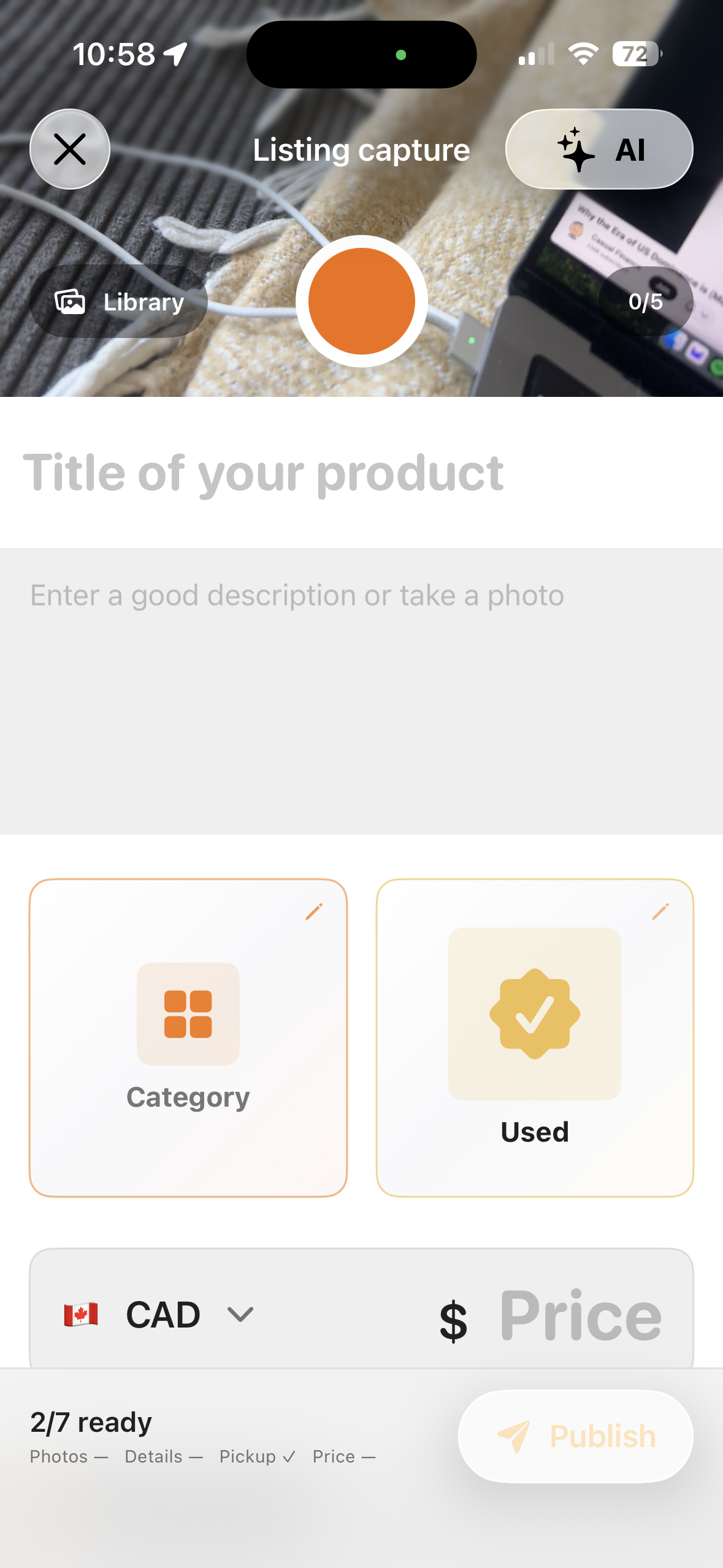 Seconds Marketplace screenshot thumbnail 2