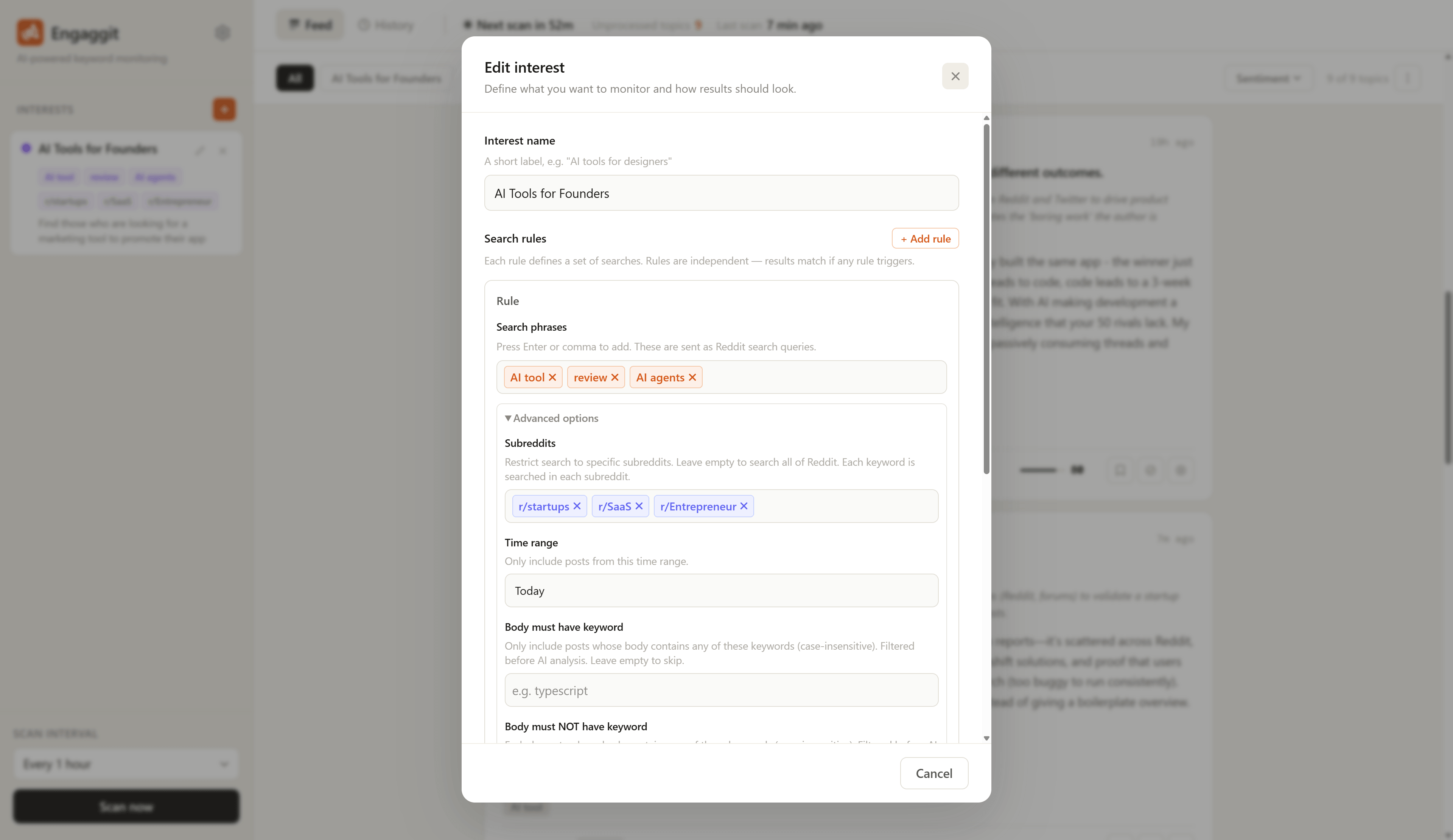 Engaggit screenshot thumbnail 2