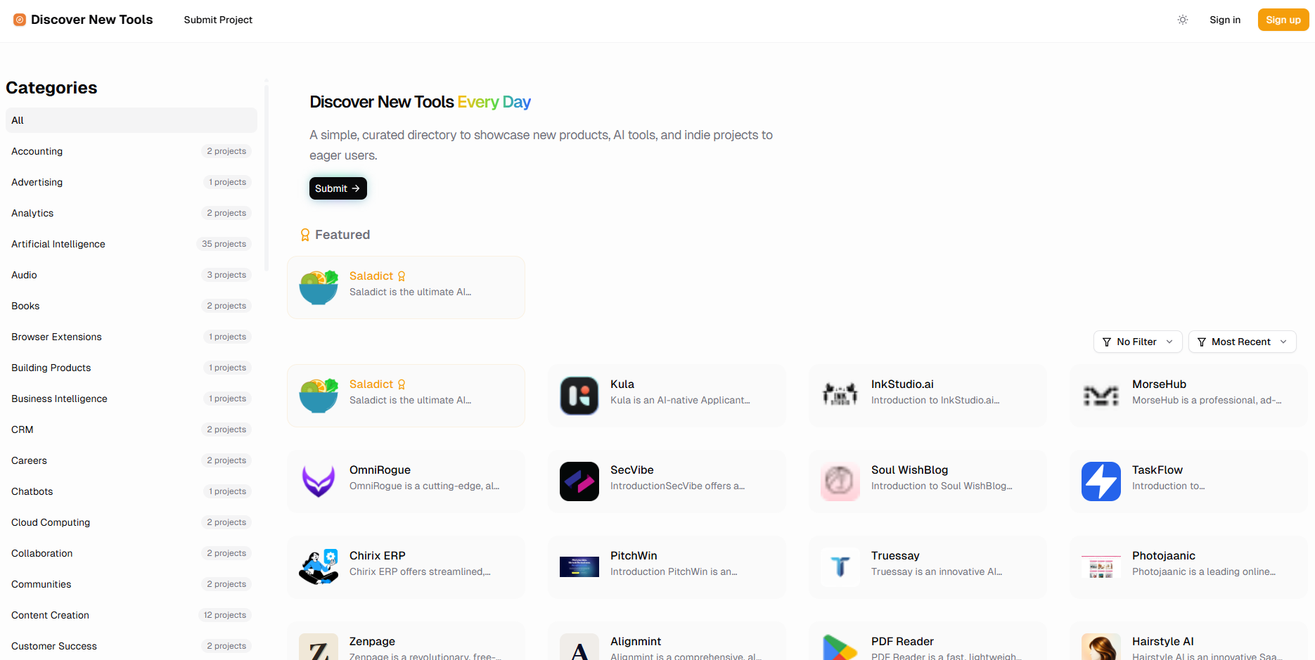 Discover New Tools screenshot 1 of 1