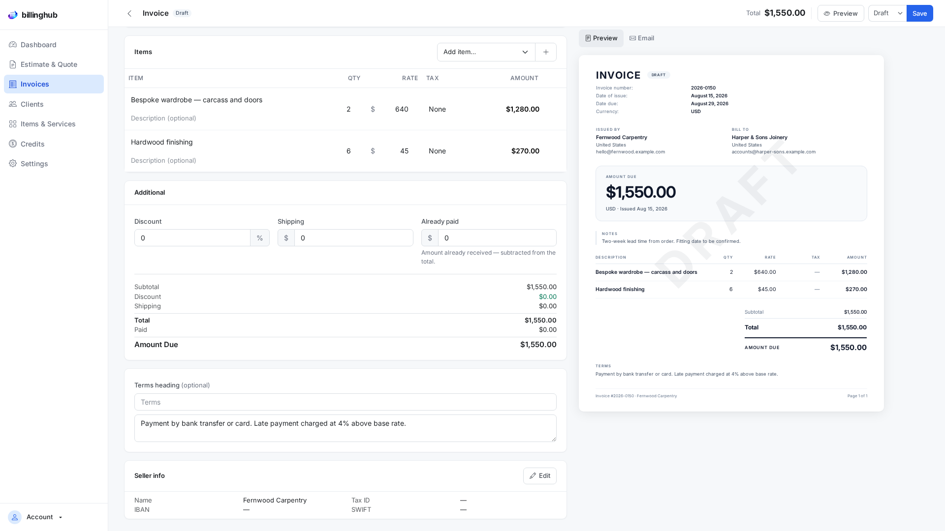 BillingHub screenshot 1 of 6