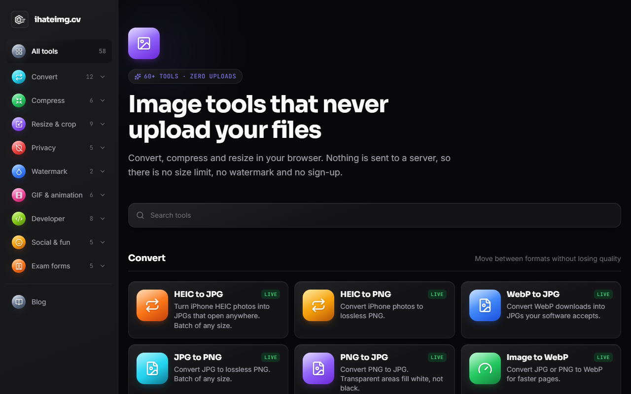 ihateimg.cv screenshot 1 of 1