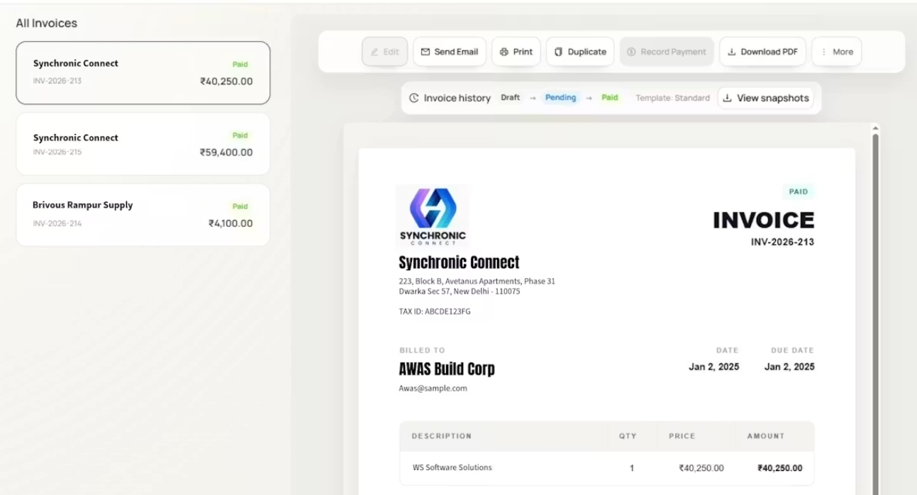 Poqet screenshot thumbnail 2