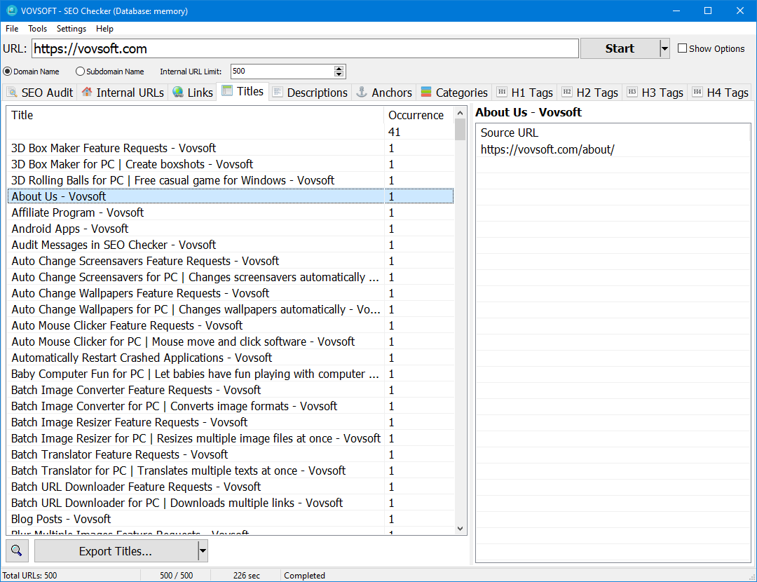 SEO Checker for Windows screenshot thumbnail 4