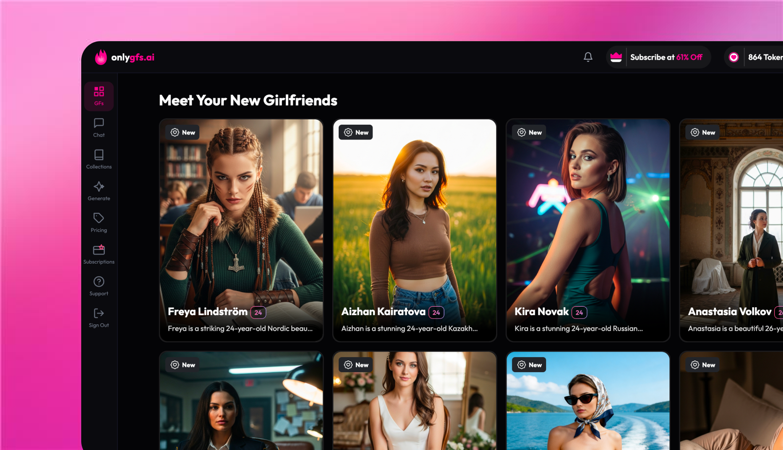 OnlyGFs.ai screenshot 1 of 3
