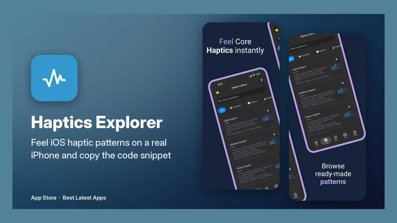 Haptics Explorer screenshot 1 of 1