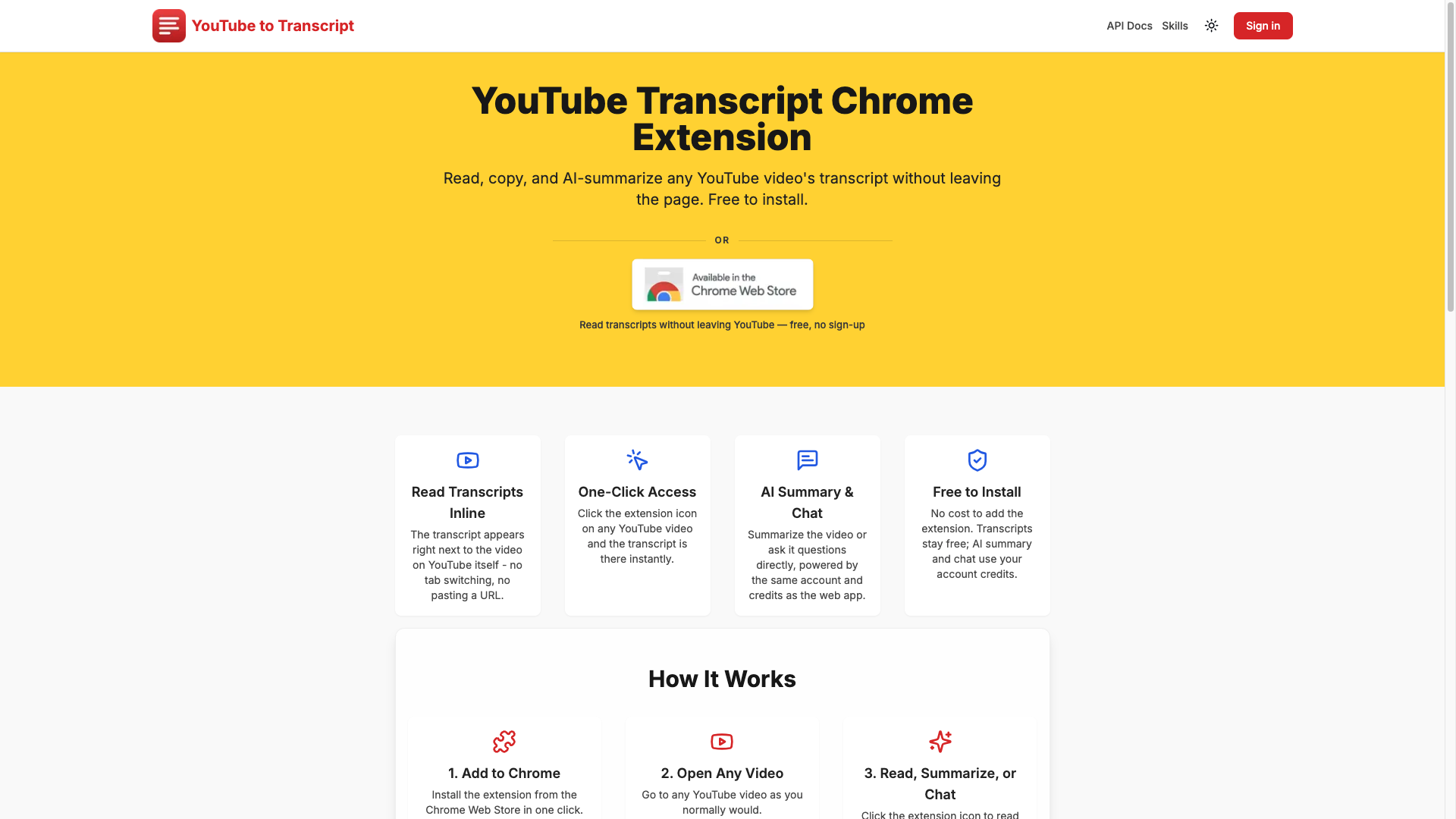 GetYouTubeTranscript screenshot thumbnail 3