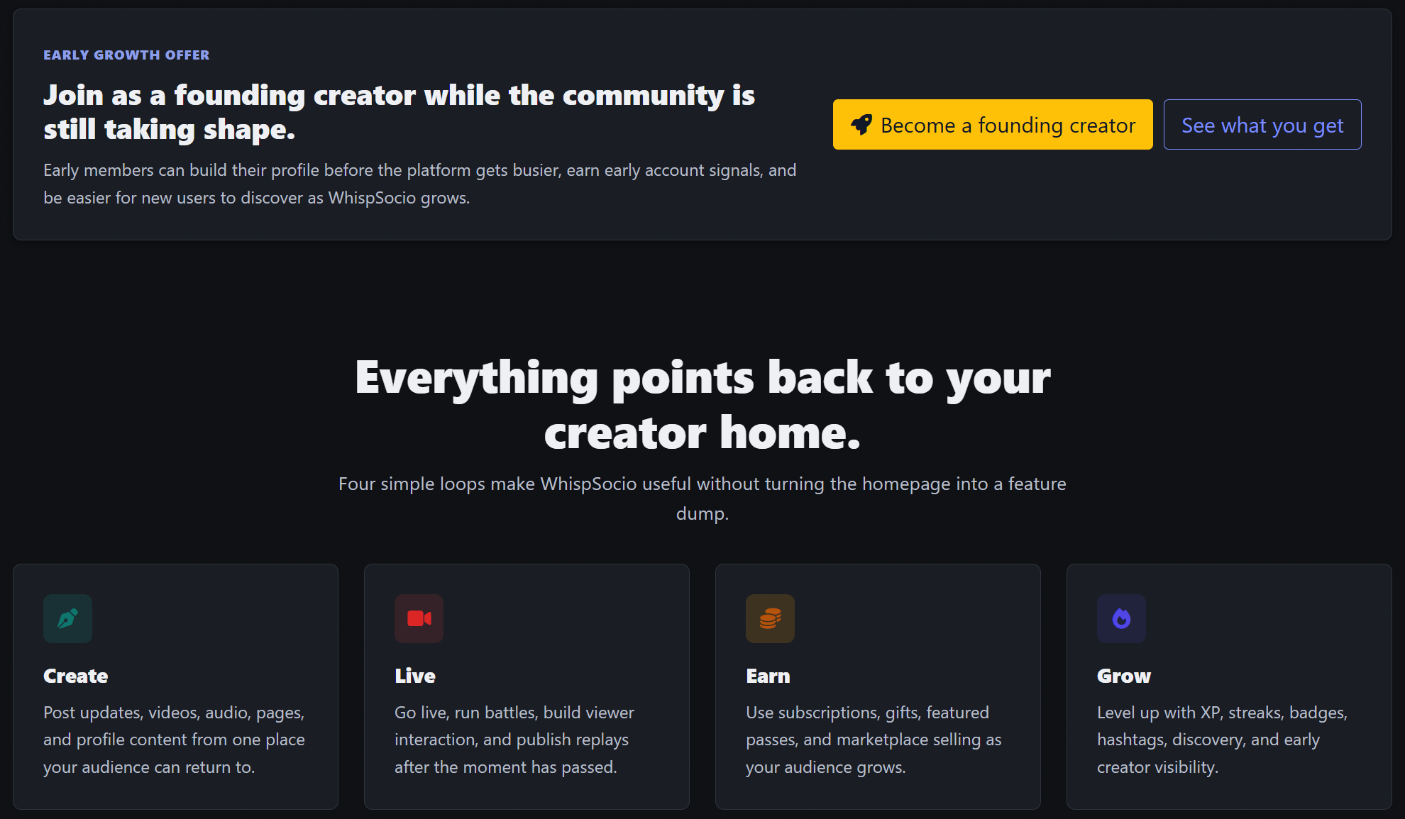 WhispSocio screenshot 1 of 1