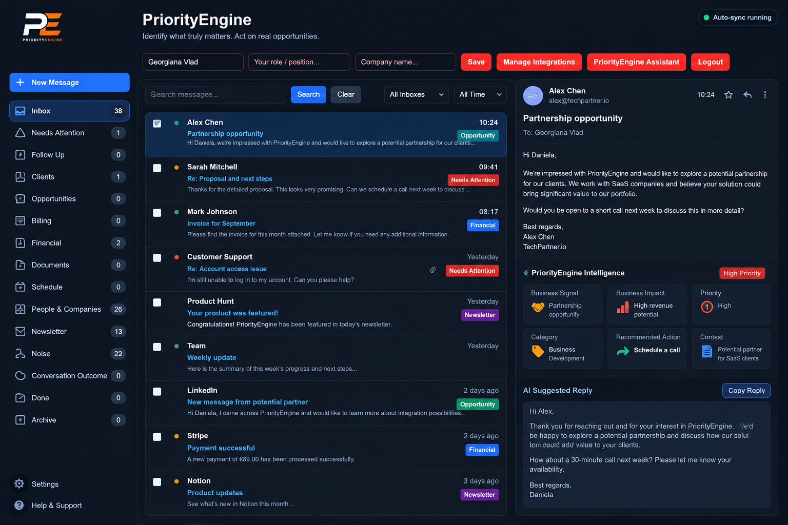 PriorityEngine screenshot 1 of 1